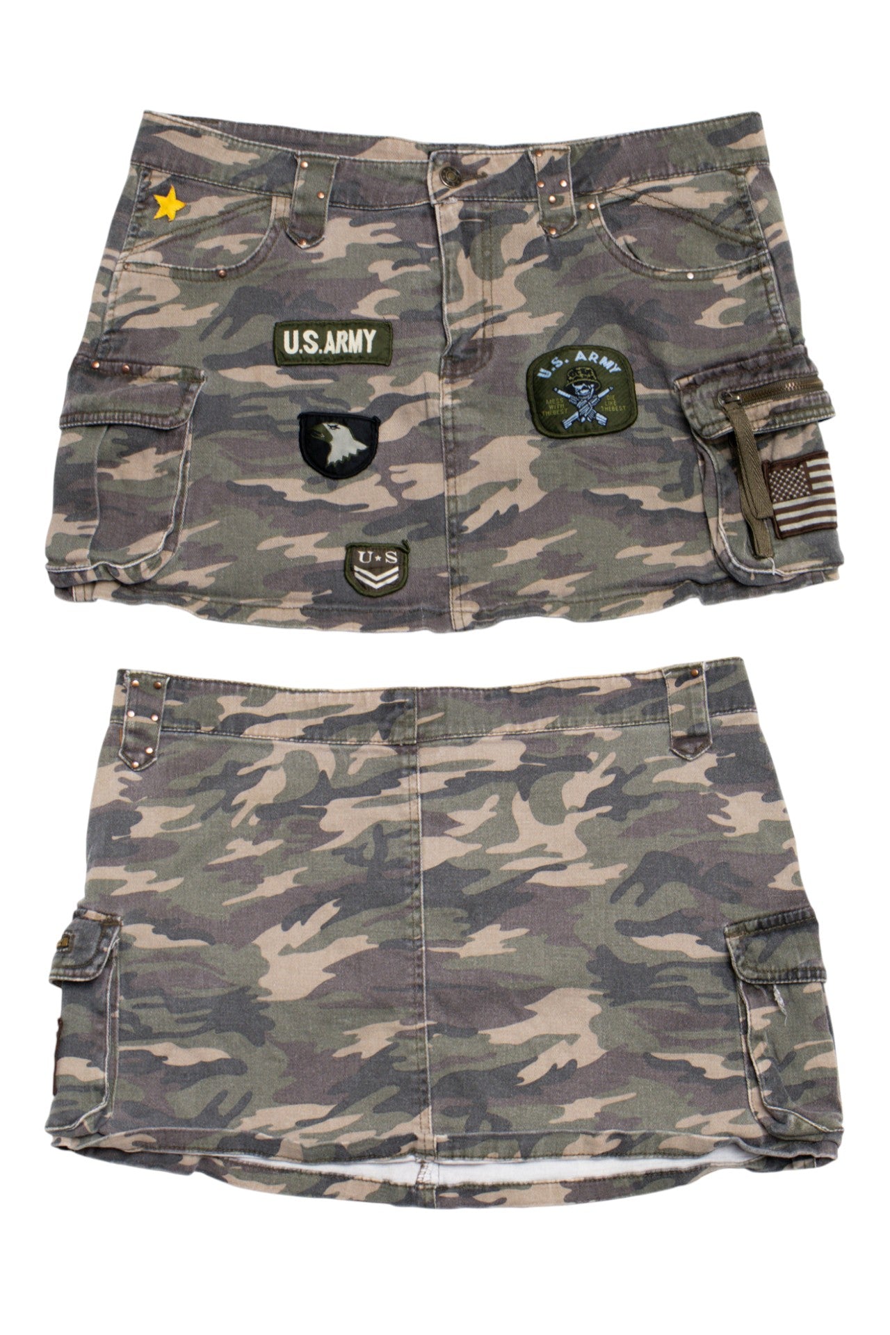 #166 Zoey Beth Mini Skirt Green | c. 200 | Size 12