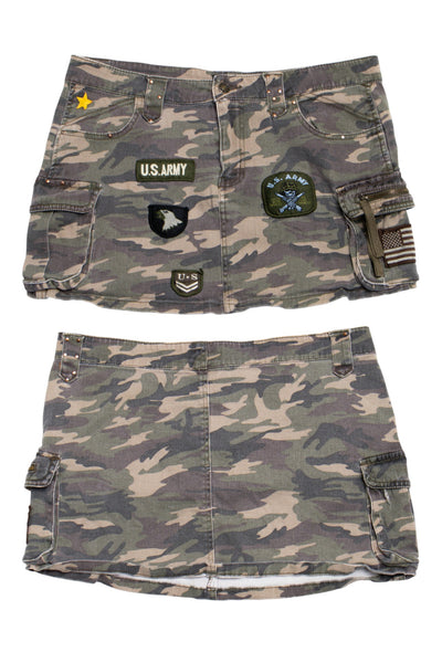 #166 Zoey Beth Mini Skirt Green | c. 200 | Size 12