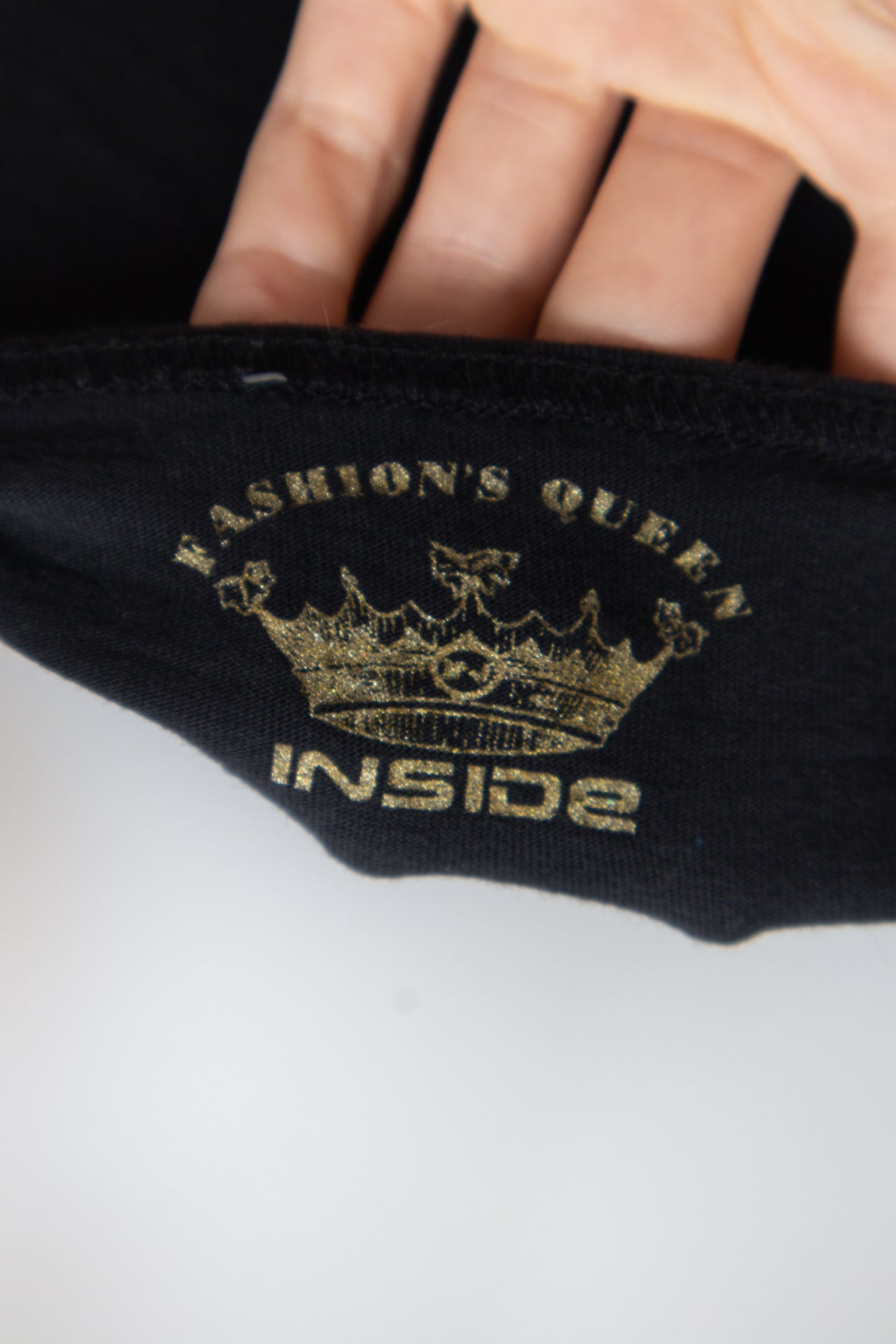 #130 Fashion's Queen Inside Mini Skirt Black | c. 190 | Size 8