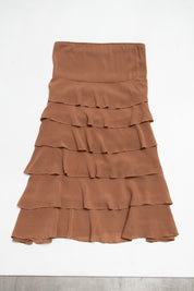 #120 Lollia Stensson Long Skirt Brown | c. 213 | Size 6