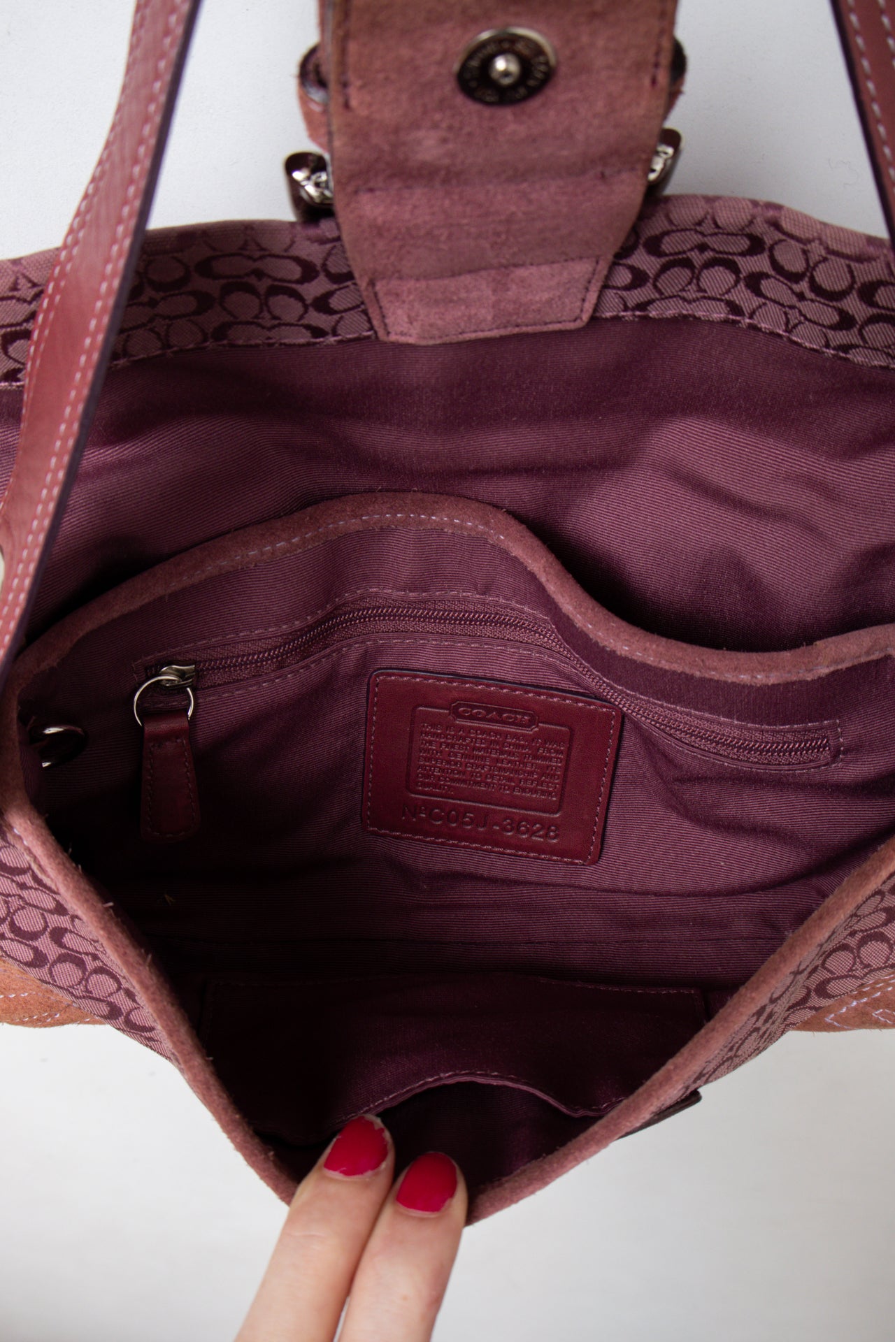 #165 Coach Bag Pink | c. 214 | Size