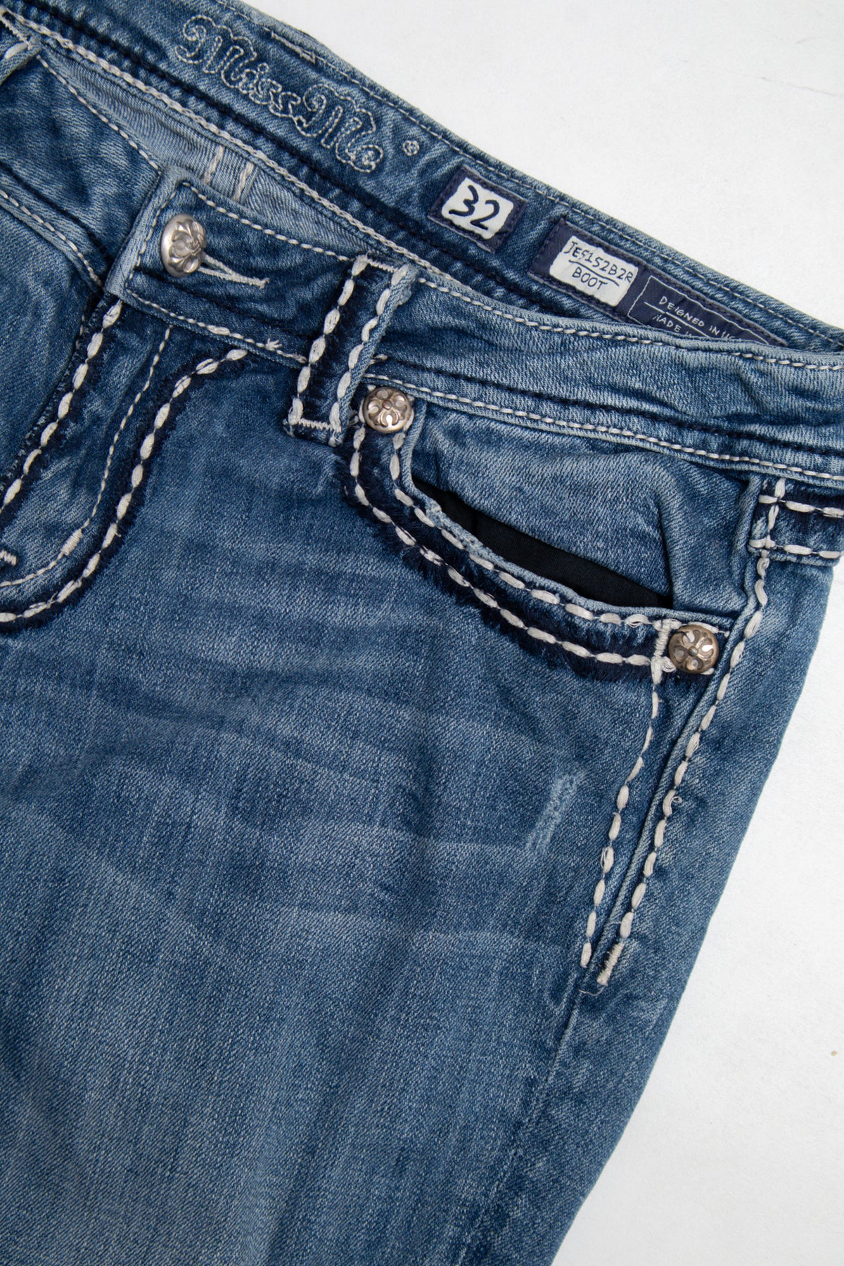 #113 Miss Me Capris Blue | c. 209 | Size 10