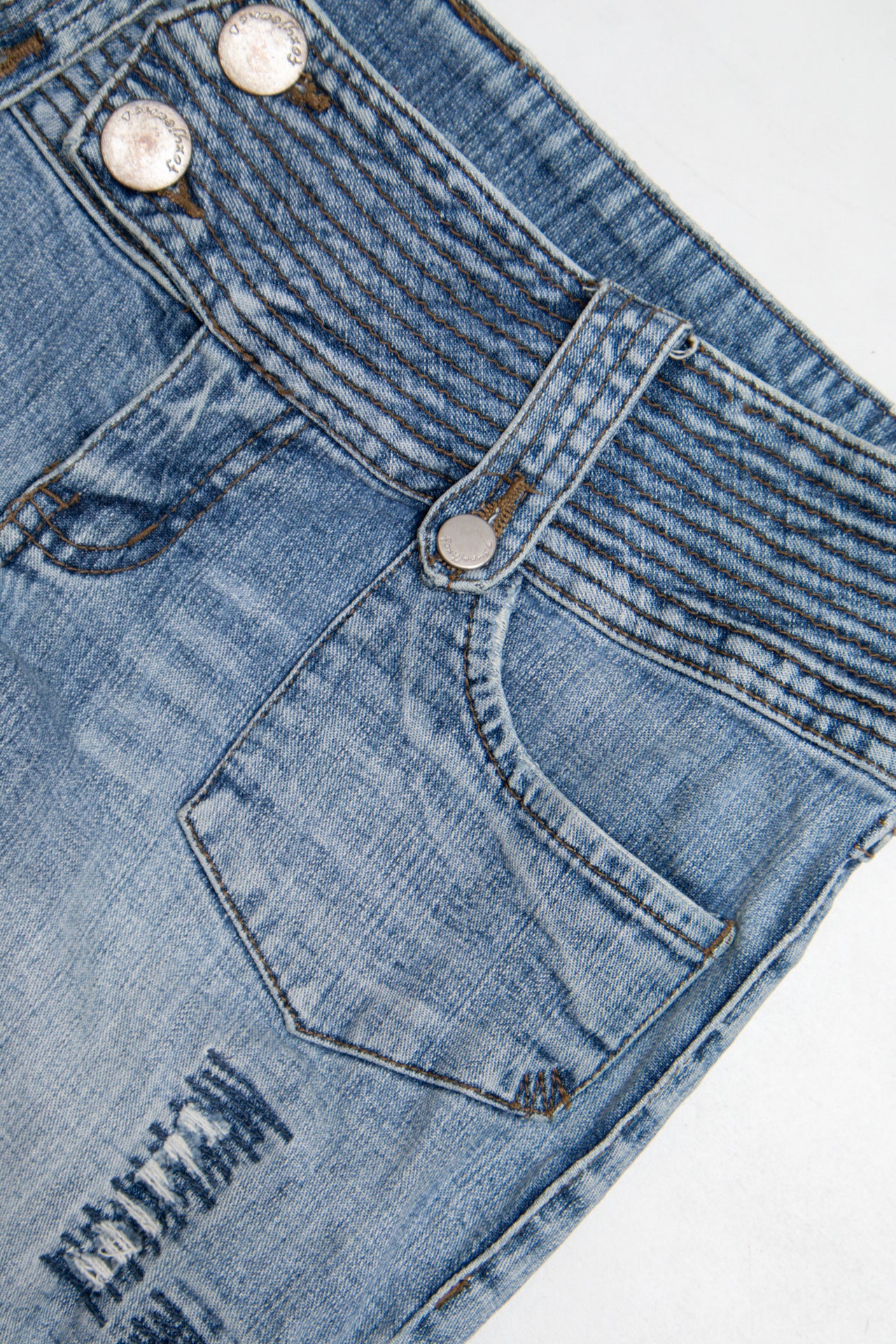 #008 Foxy Jeans Jeans Blue | c. 206 | Size 8