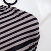 #105 DKNY Swin Halter Top Black | c. 206 | Size 8