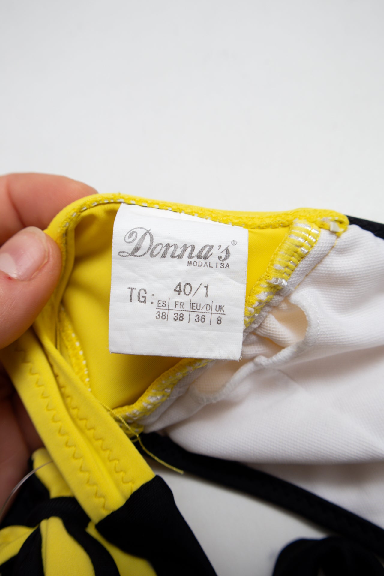 #087 Donna's Modal Isa Bikini Yellow | c. 213 | Size 8