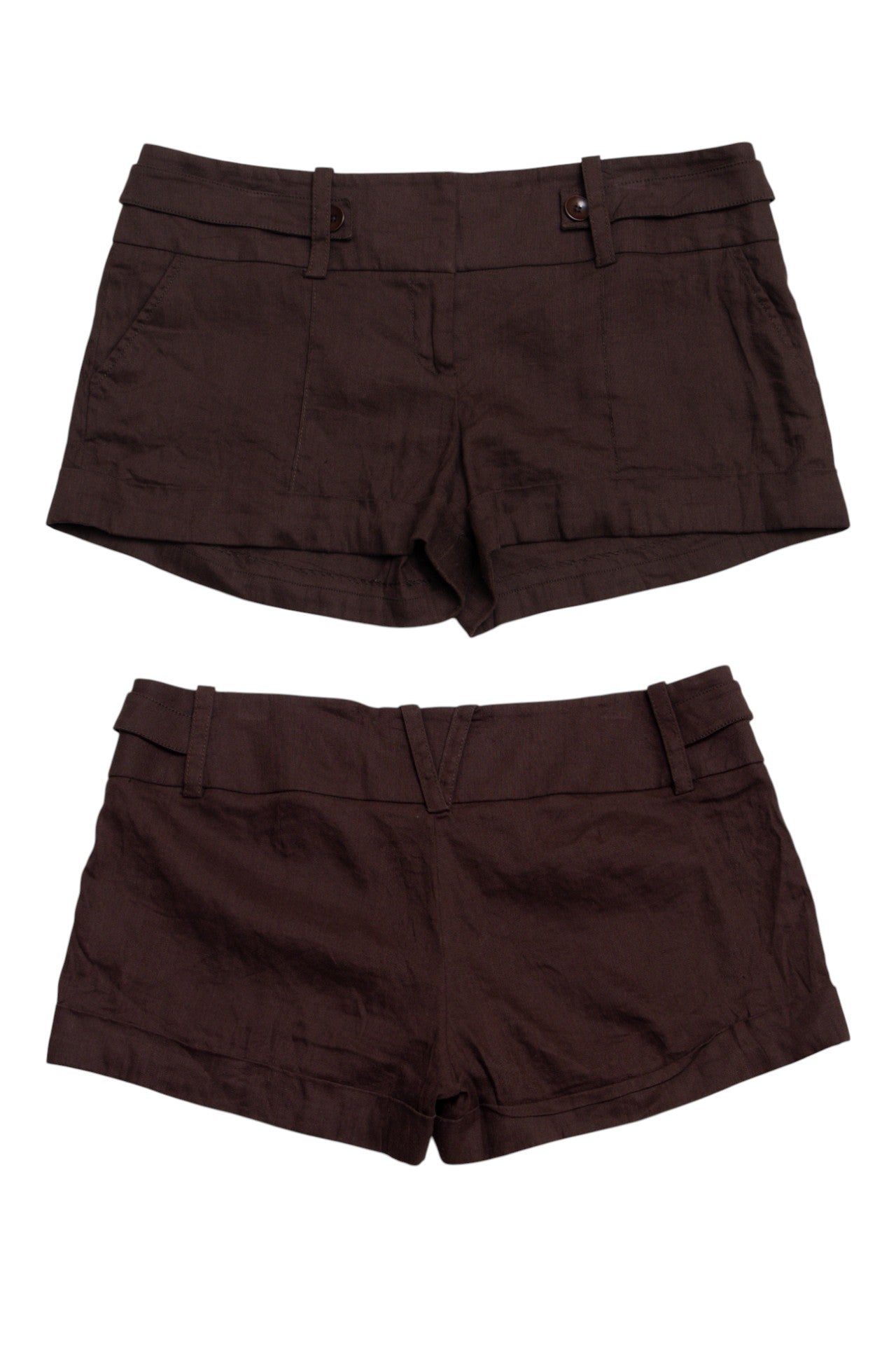 #168 Bebe Shorts Brown | c. 200 | Size 14