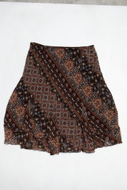 #092 Nine & Co. By Nine West Long Skirt Brown | c. 213 | Size 10