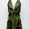 #54 Le Chateau Halter Top Green | c. 197 | Size 10/12