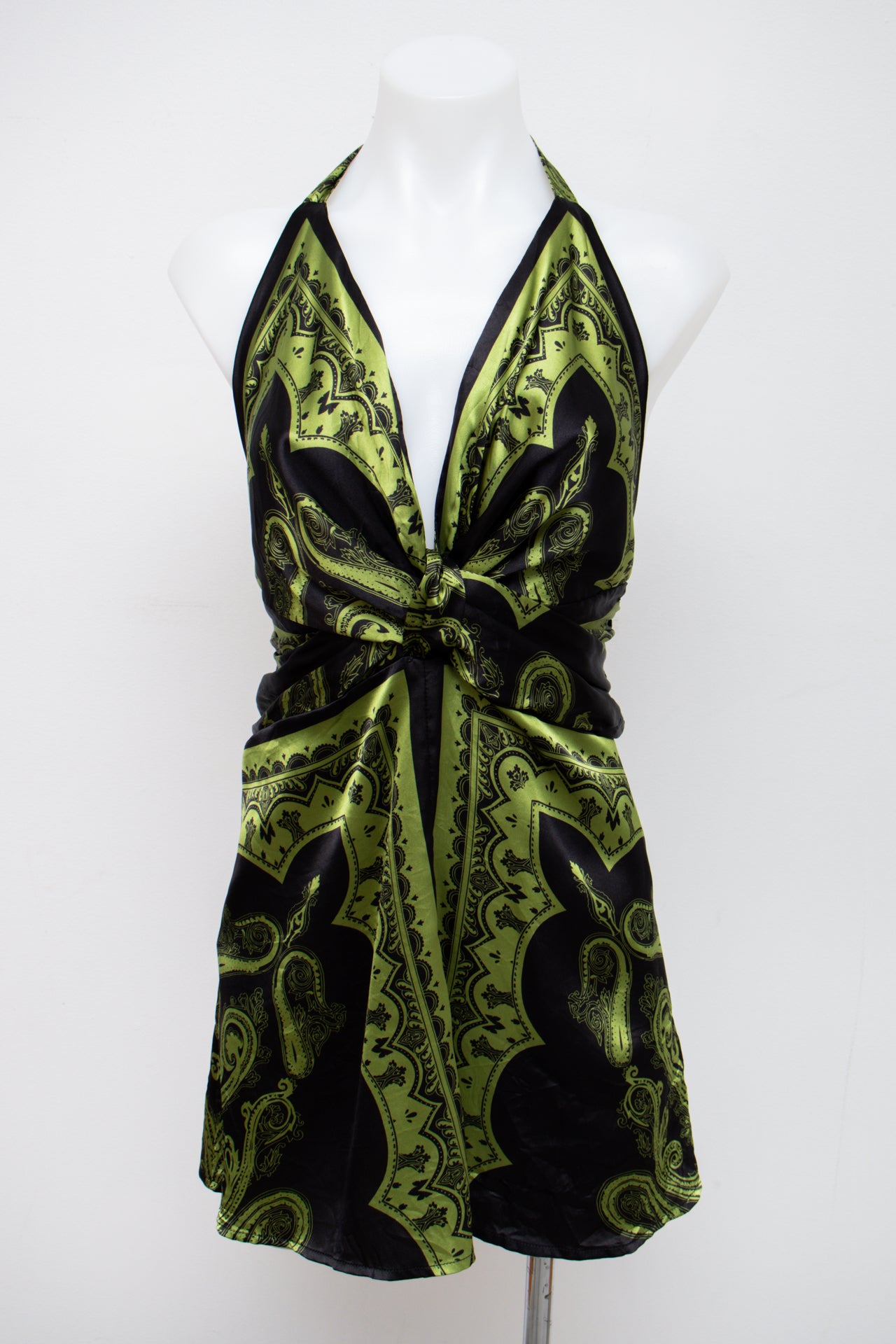 #54 Le Chateau Halter Top Green | c. 197 | Size 10/12
