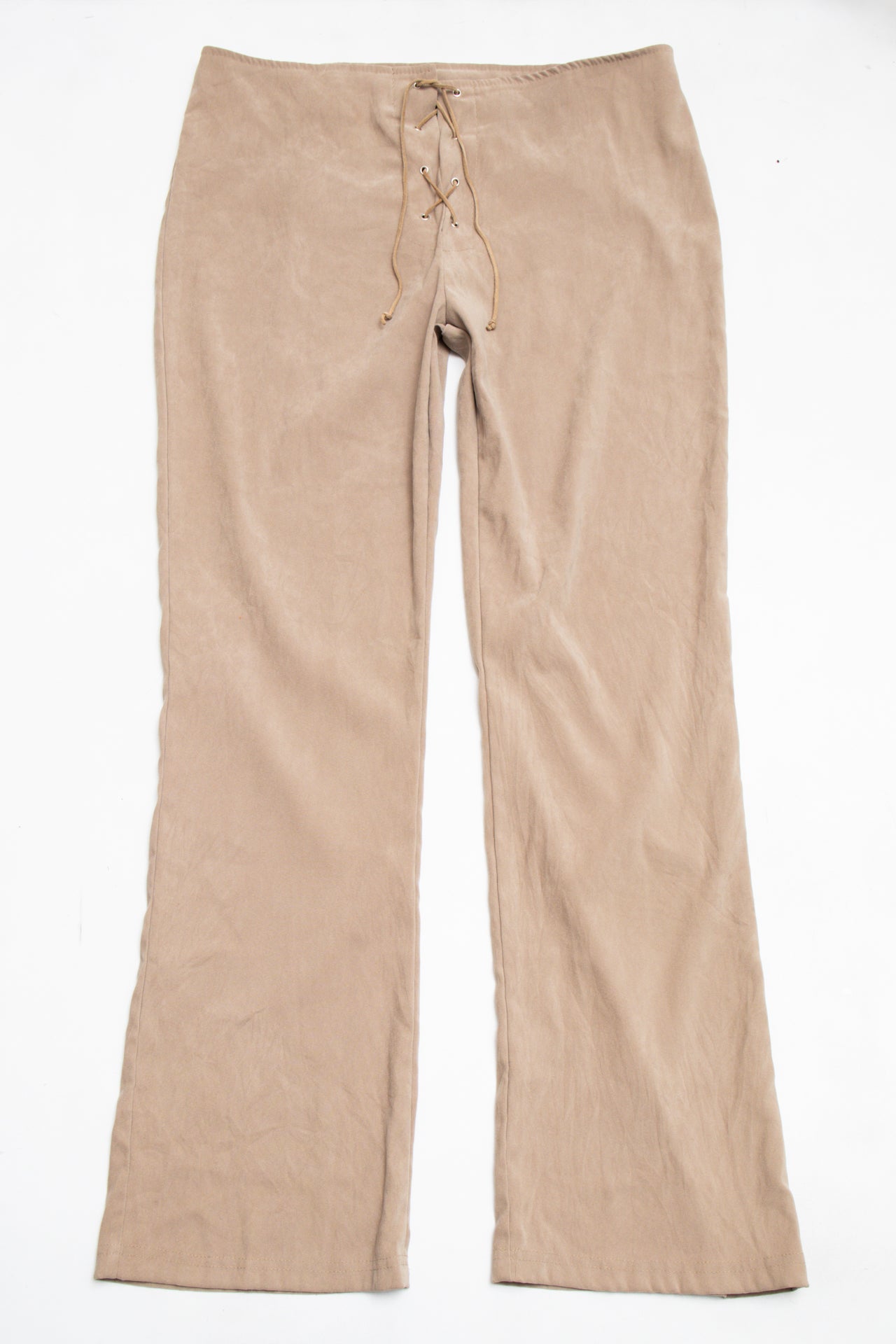 #109 Beware Pants Beige | c. 201 | Size 14/16