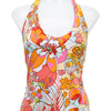 #018 Suzy Shier Halter Top Orange | c. 203 | Size 10