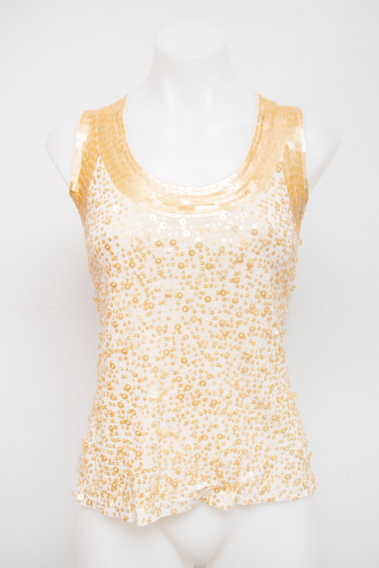 #10 Yogo Tank Top Yellow | c. 197 | Size 12