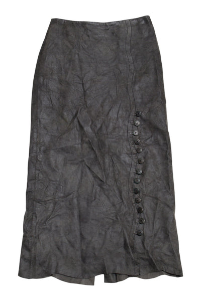 #146 Danier Long Skirt Black | c. 208 | Size 6