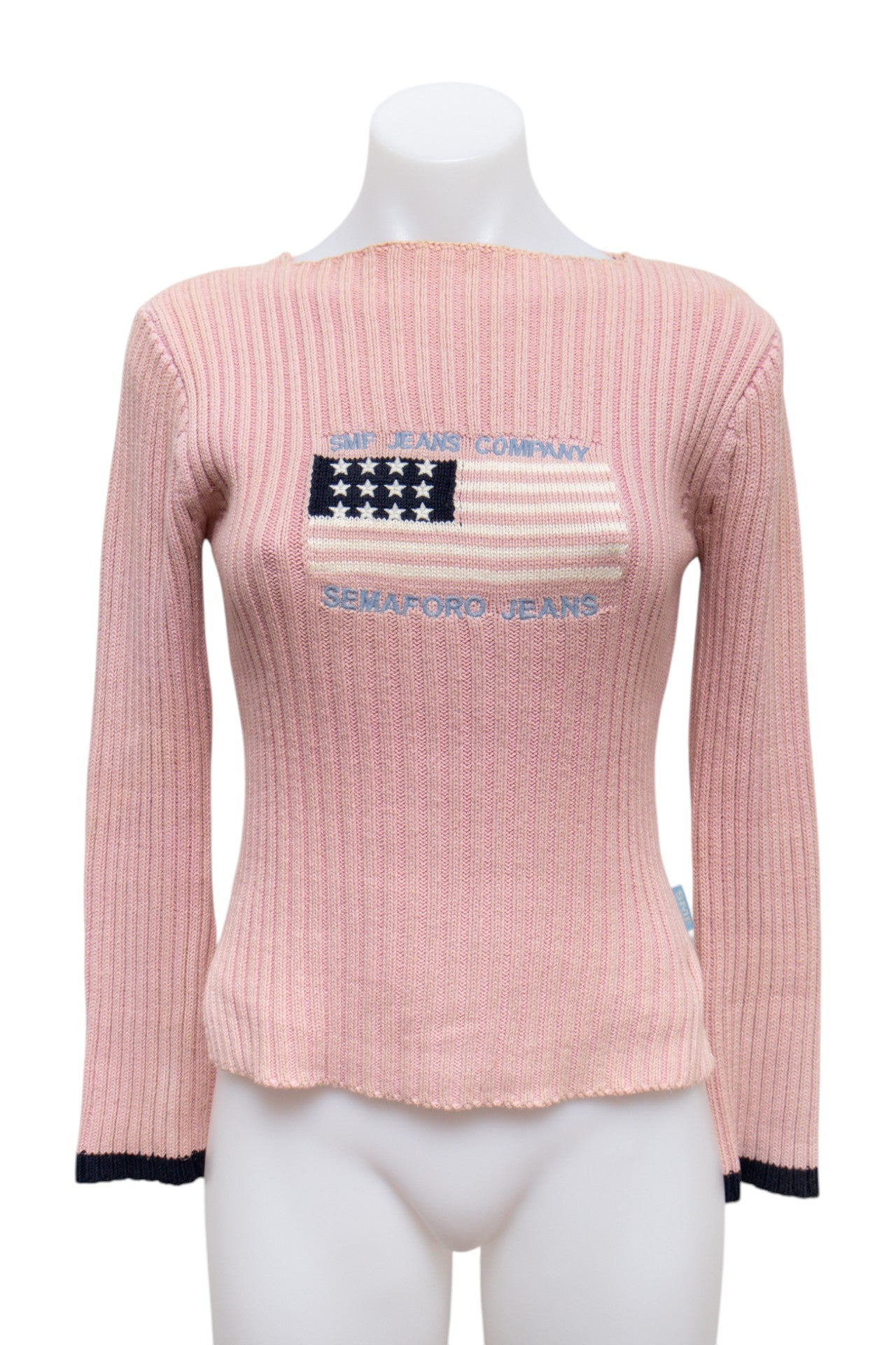 #101 Smf Jeans Company / Semaforo Jeans T-shirt Pink | c. 192 | Size 8