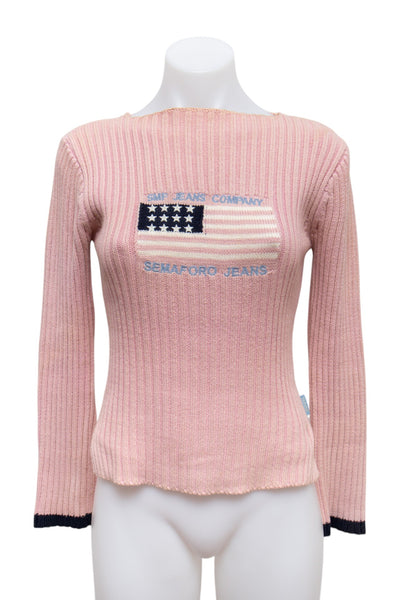 #101 Smf Jeans Company / Semaforo Jeans T-shirt Pink | c. 192 | Size 8