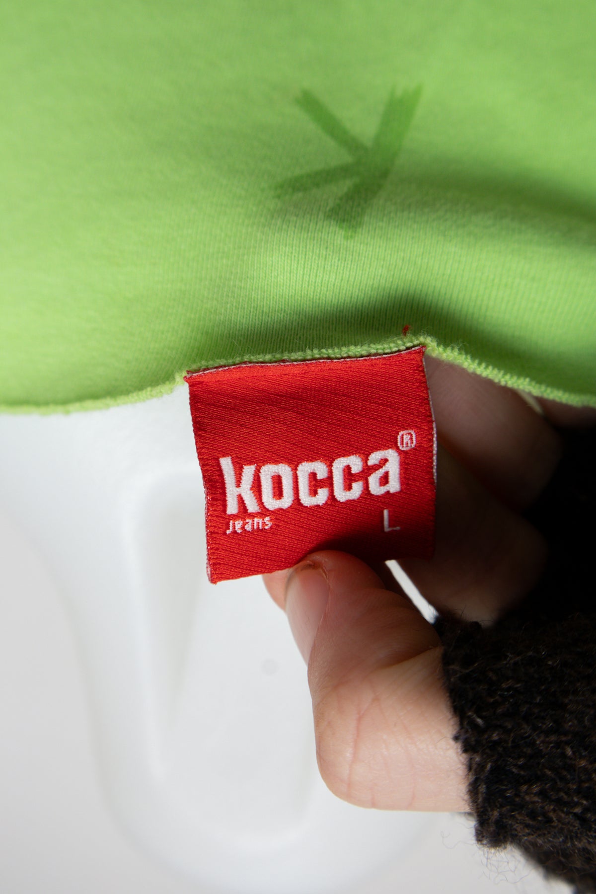 #078 Kocca Jeans T-shirt Green | c. | Size 12