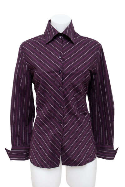 #78 Worthington Shirt Purple | c. 194 | Size 8