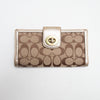 #198 Coach Wallet Brown | c. 205 | Size