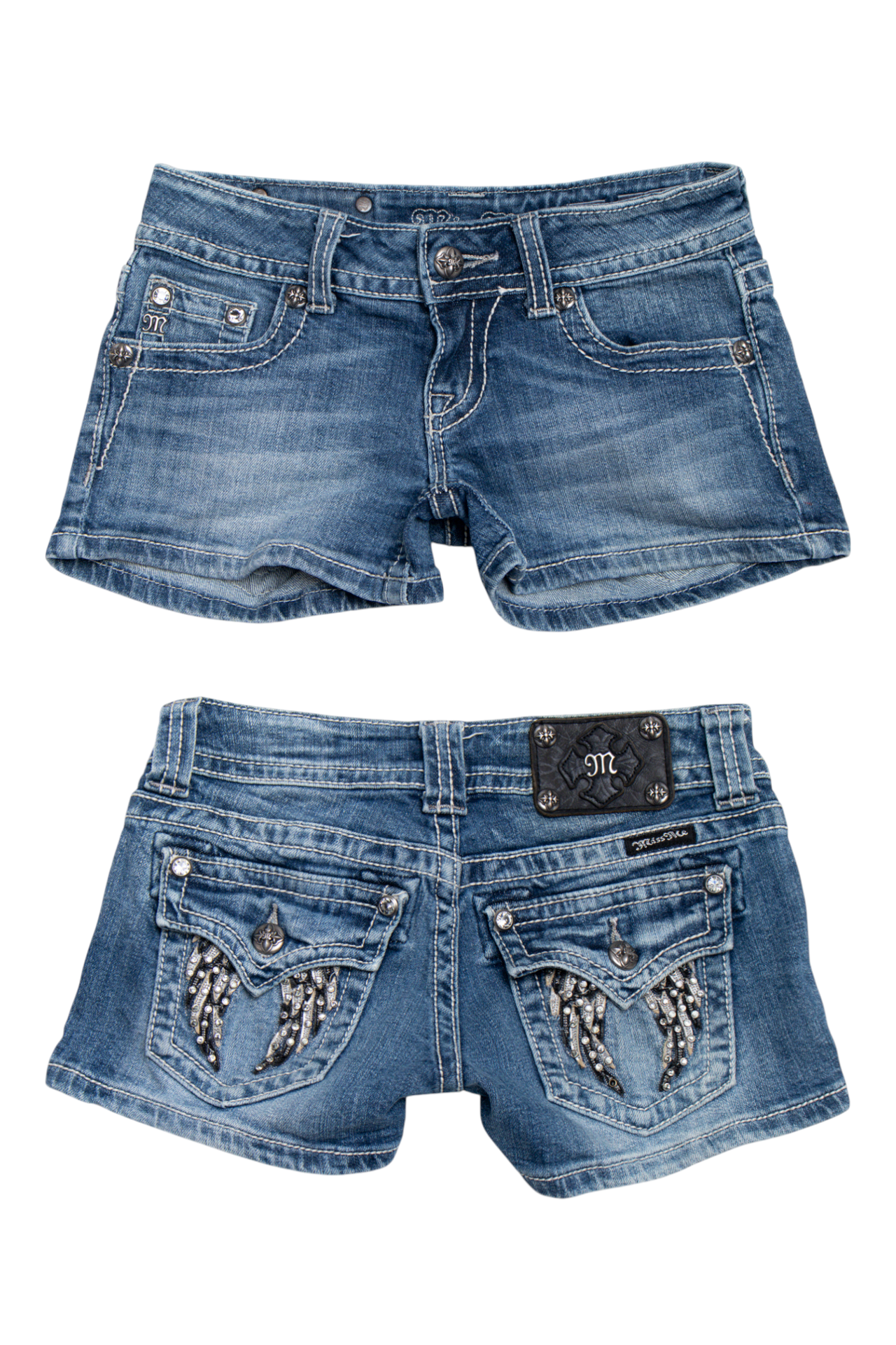 #183 Miss Me Denim Shorts Blue | c. 199 | Size 6