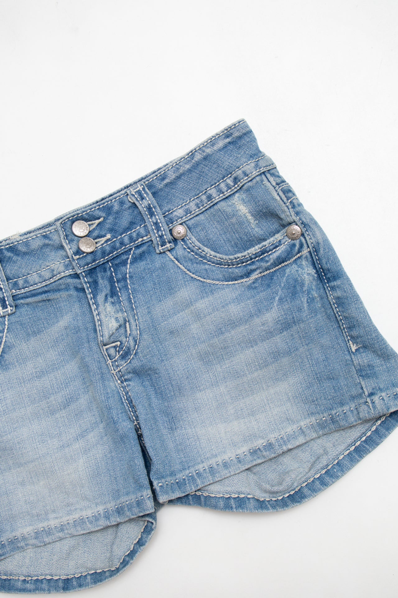 #070 Miss Me Booty Short Blue | c. 213 | Size 6