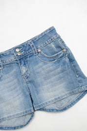 #070 Miss Me Booty Short Blue | c. 213 | Size 6