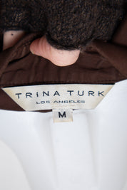 #052 Trina Turk Long Sleeve Brown | c. 209 | Size 10