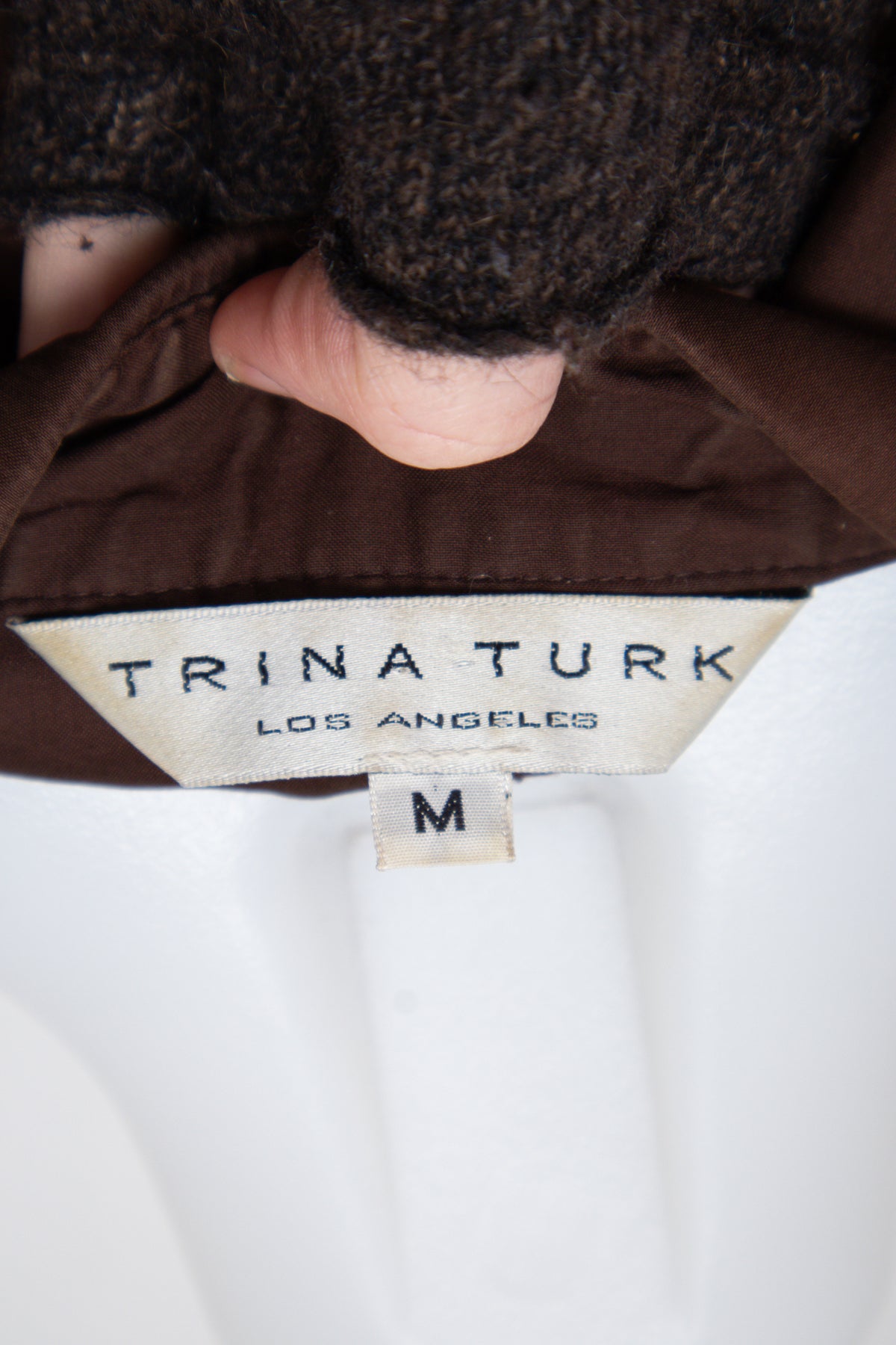 #052 Trina Turk Long Sleeve Brown | c. 209 | Size 10