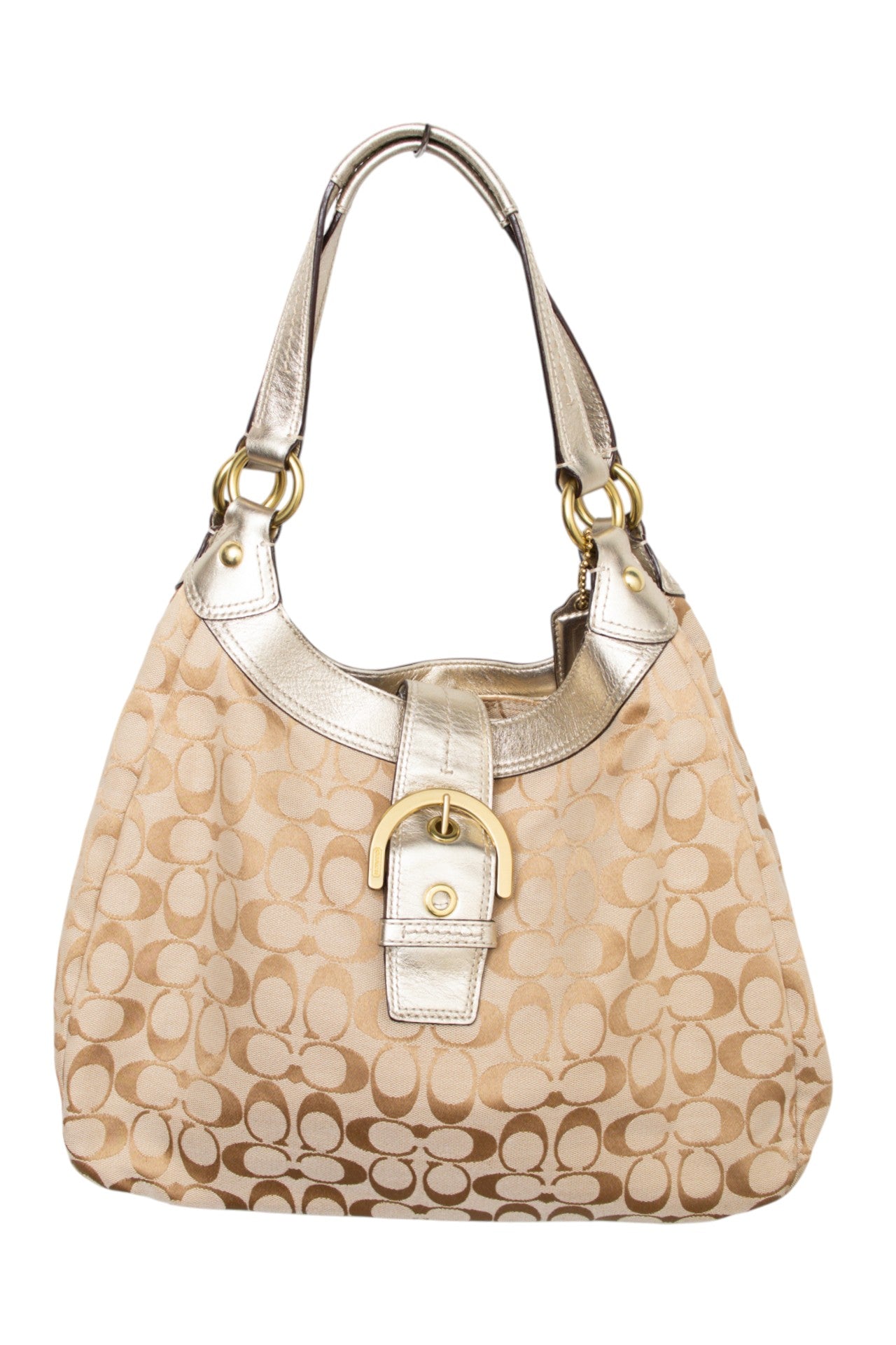 #202 Coach Shoulder Bag Beige | c. 203 | Size