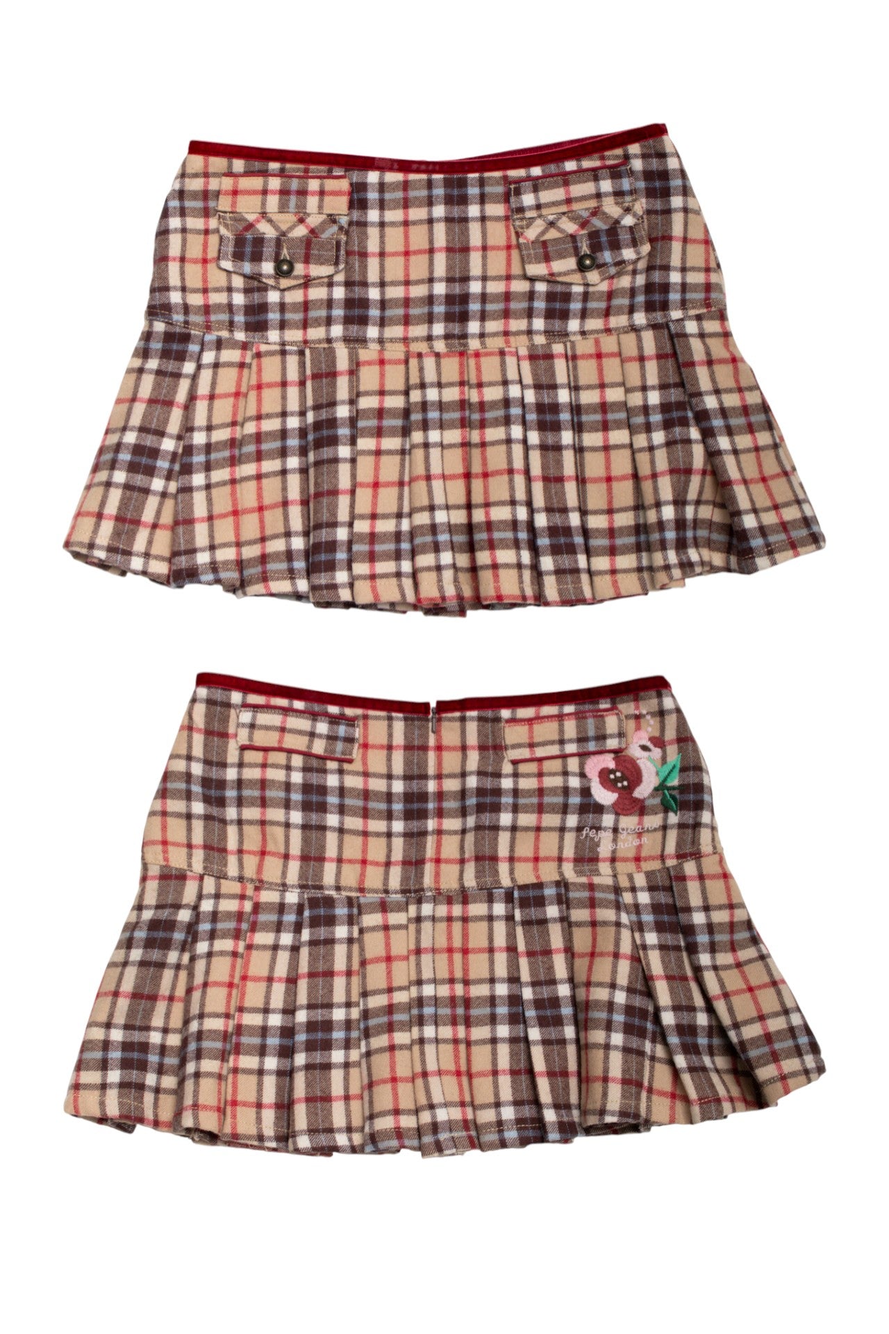 #122 Pepe Jeans London Mini Skirt Beige | c. 178 | Size 10