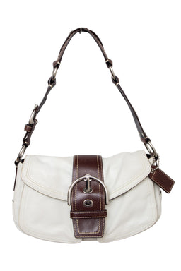 #179 Coach Shoulder Bag White | c. 200 | Size