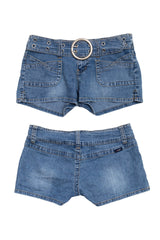 #082 Angels Booty Short Blue | c. 214 | Size 8/10
