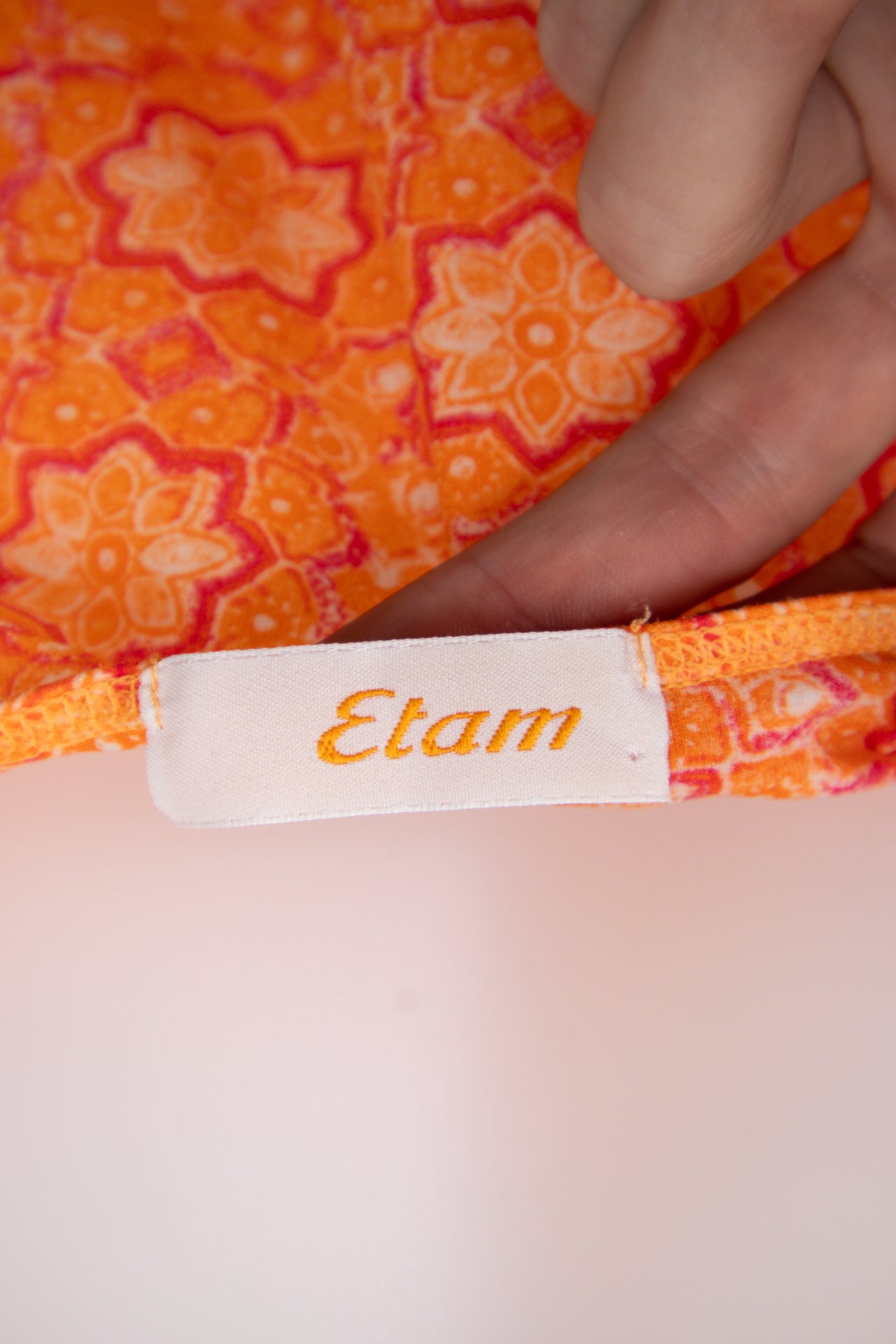 #19 Etam Cami Top Orange | c. 198 | Size 12