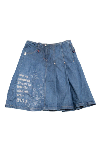 #131 Gimd Long Skirt Blue | c. 208 | Size 8/10