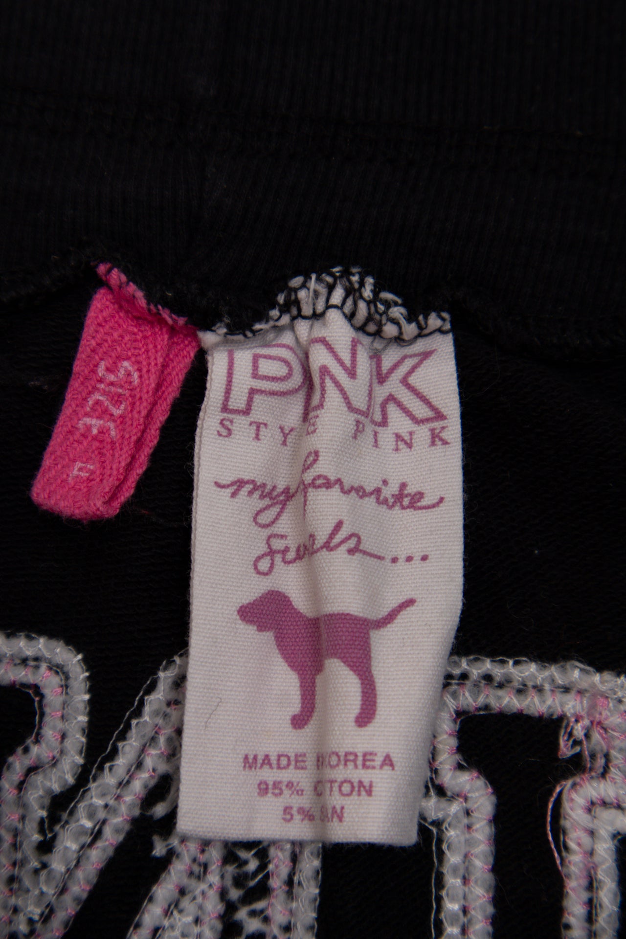 #173 Pink Pants Black | c. 196 | Size 6