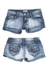 #116 Mudd Booty Short Blue | c. 210 | Size 6