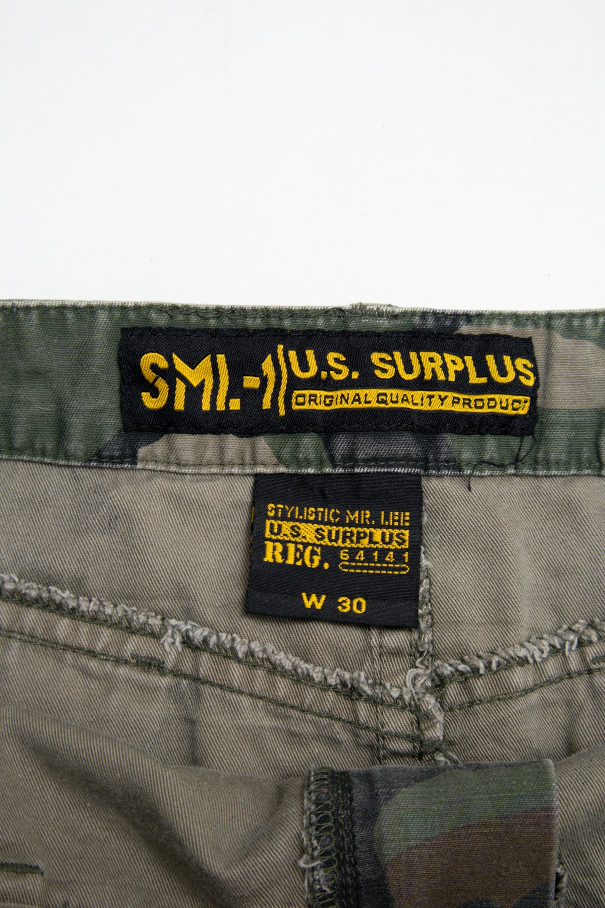 #148 U.S. Surplus Mini Skirt Green | c. 209 | Size 10