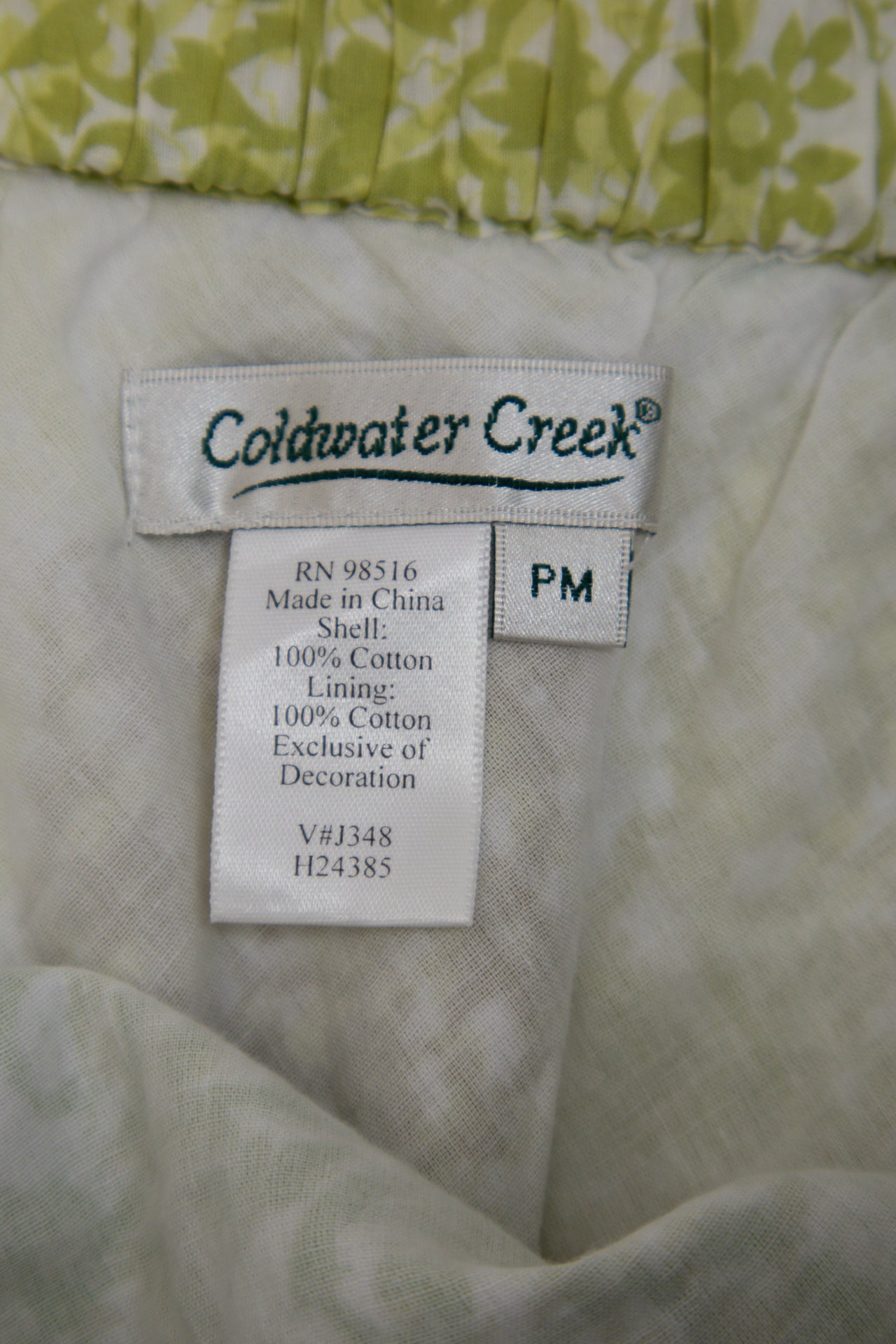 #112 Coldwater Creek Skirt Yellow | c. 200 | Size 8