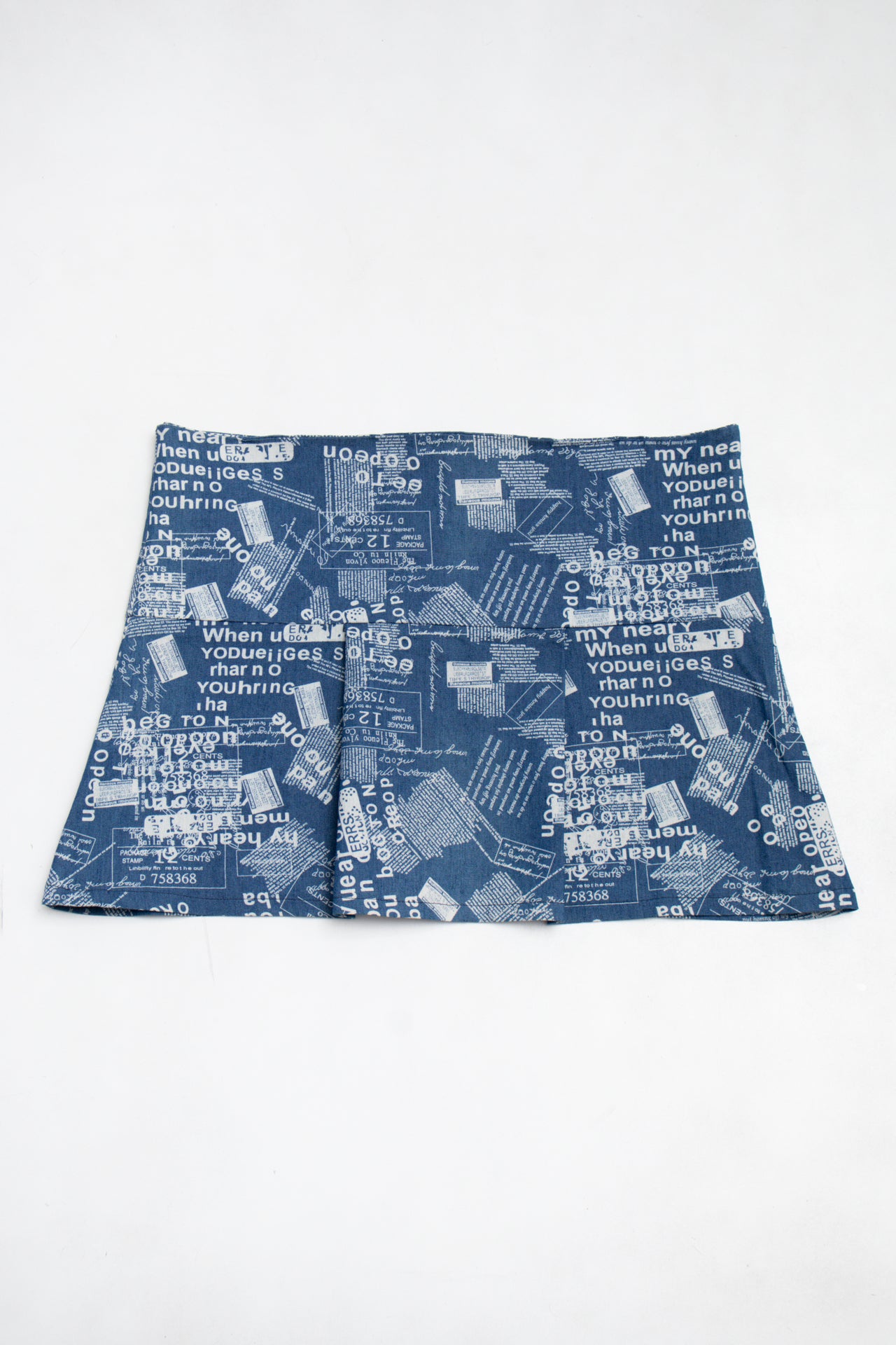 #158 Mini Skirt Blue | c. 198 | Size 12