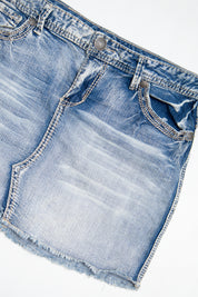 #185 Maurice's Mini Skirt Blue | c. 199 | Size 8