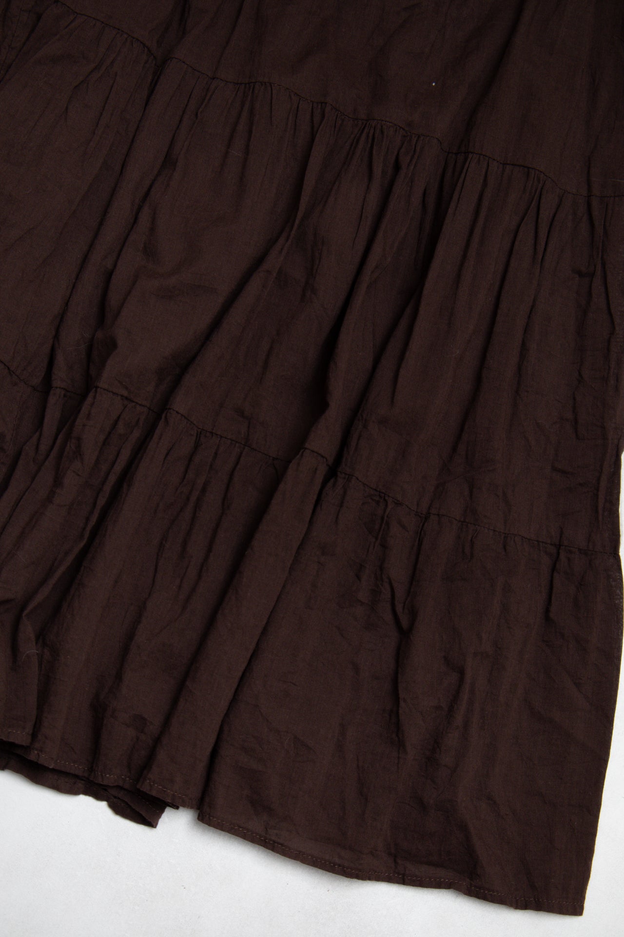 #174 Sara Studio Petite Skirt Brown | c. 198 | Size 8/10