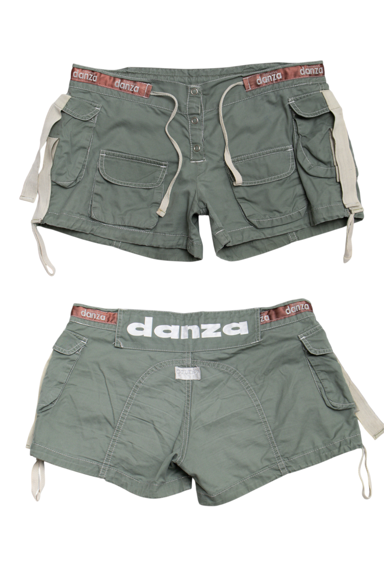 #143 Danza Shorts Green | c. 196 | Size 8
