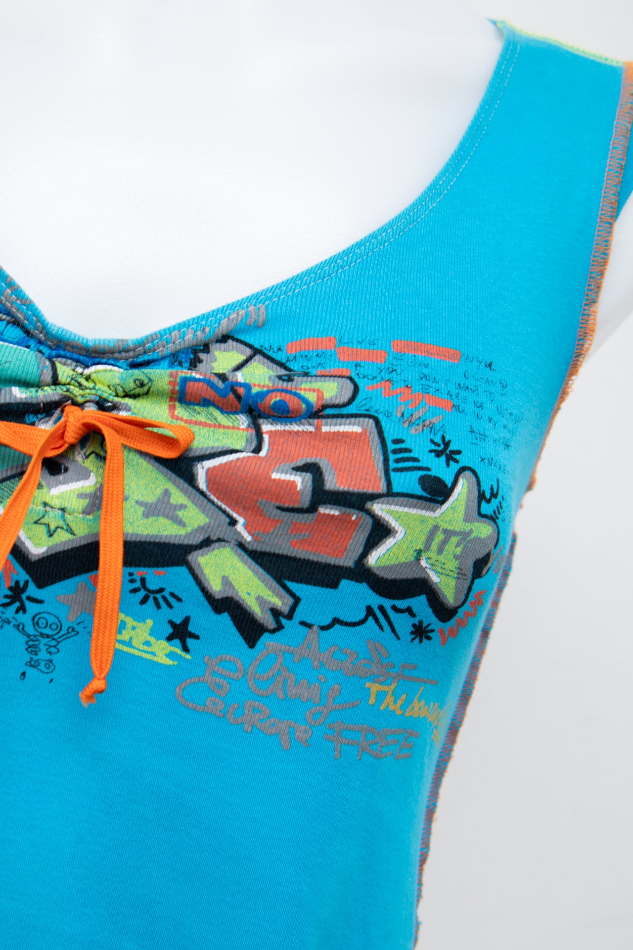 #091 Miss Sixty Cami Top Blue | c. 202 | Size 10