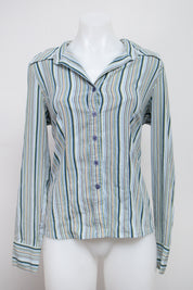 #053 Denver Hayes Long Sleeve Blue | c. 213 | Size 10
