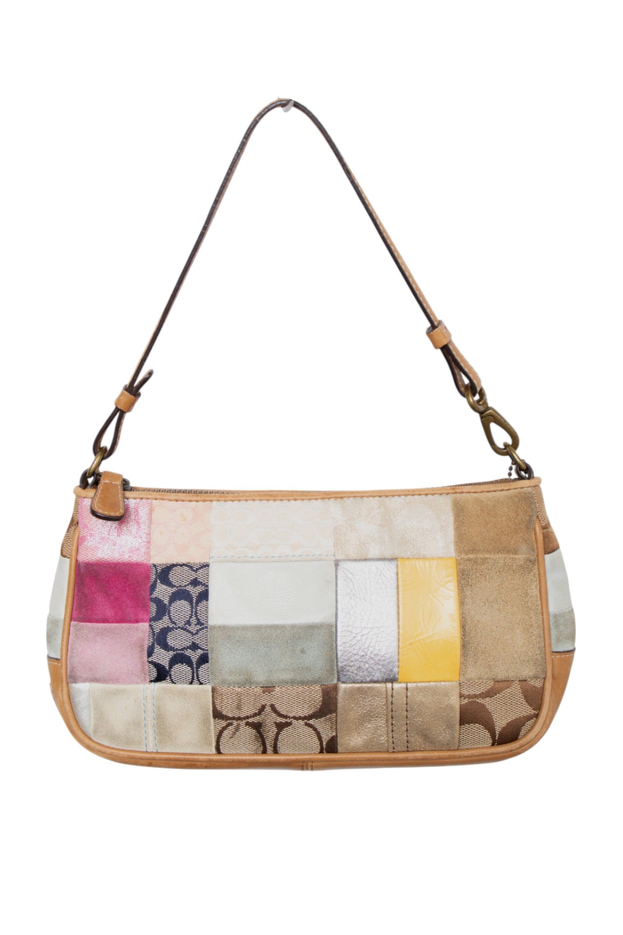 #199 Coach Shoulder Bag Beige | c. 203 | Size