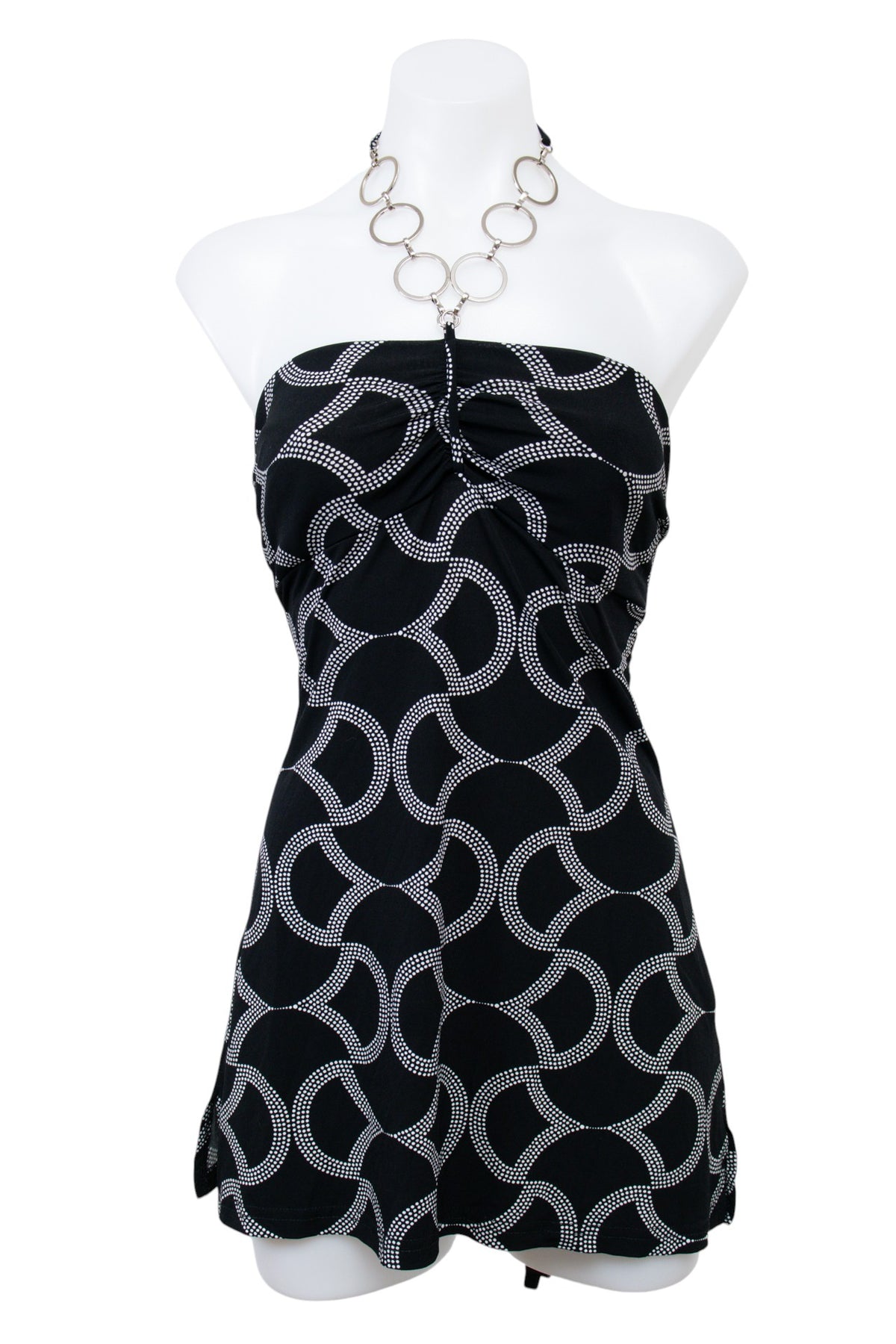 #044 Self Esteem Halter Top Black | c. 207 | Size 8