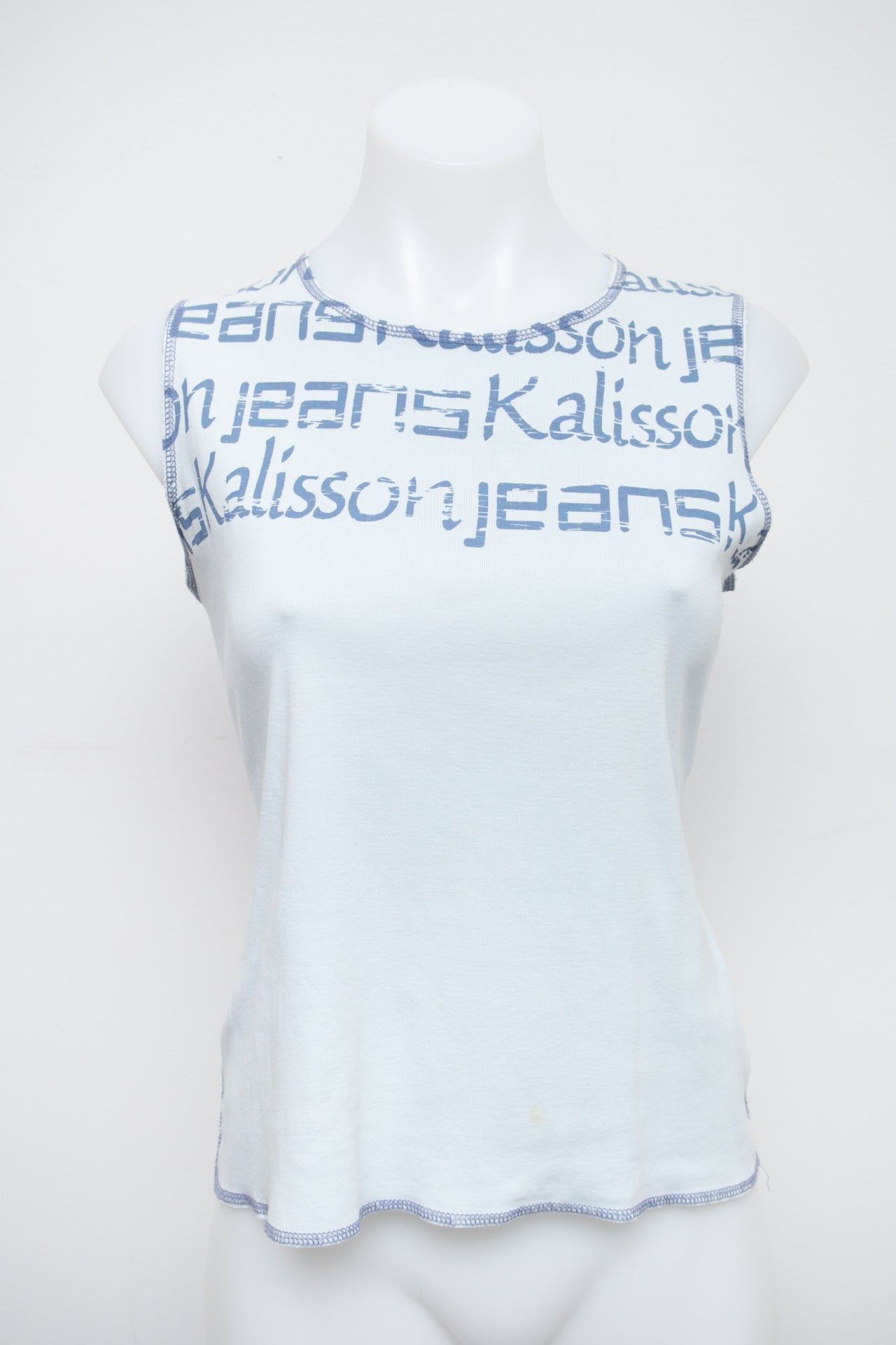 #63 Jean's Kalisson Tank Top White | c. 196 | Size 14