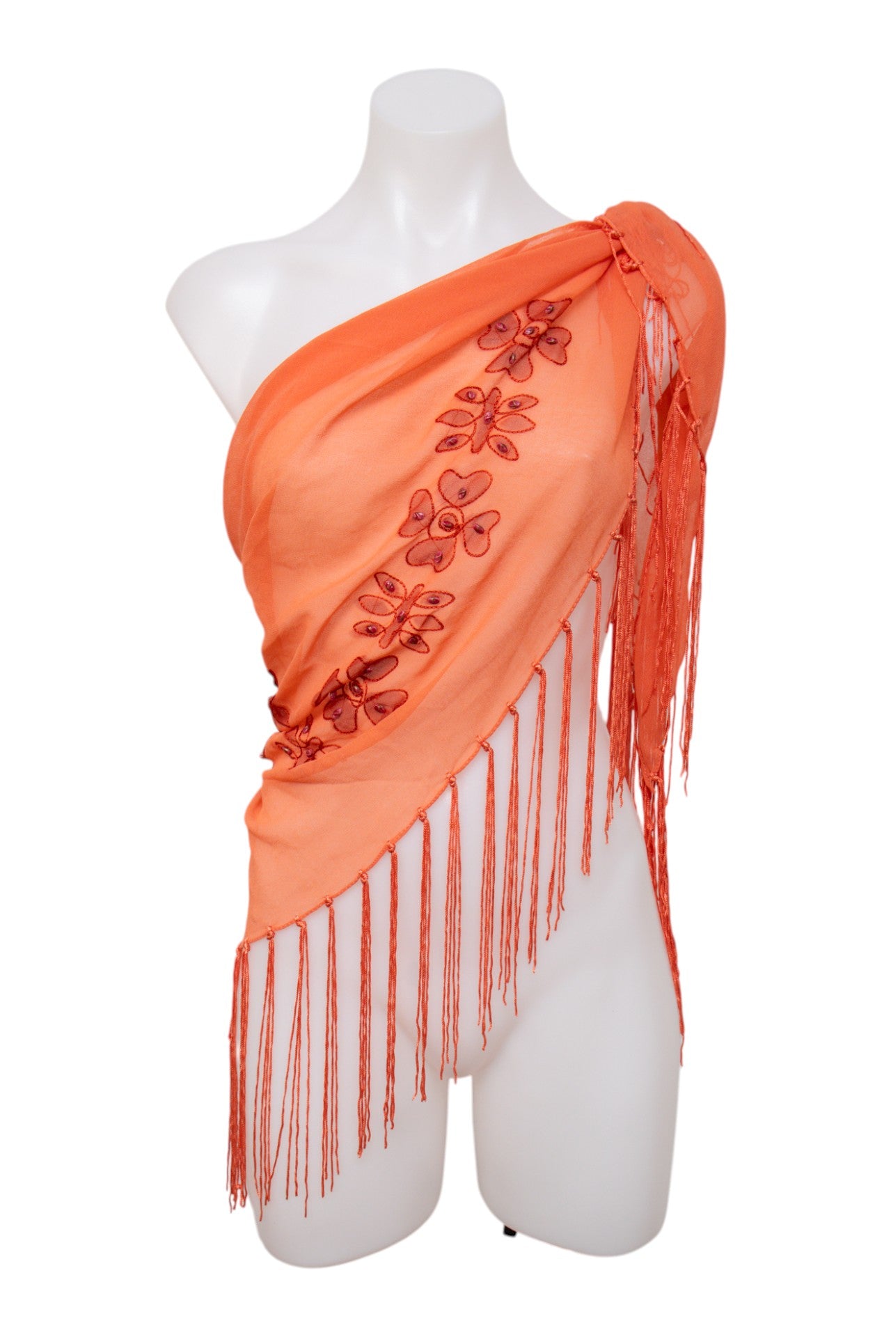 #064 Bijoux Terre Shoulder Bag Orange | c. 203 | Size