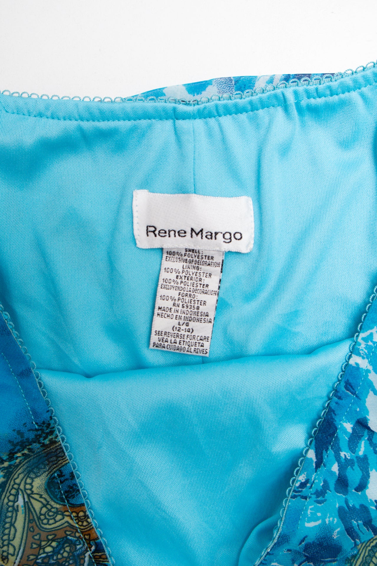 #122 Rene Margo Long Skirt Blue | c. 213 | Size 12