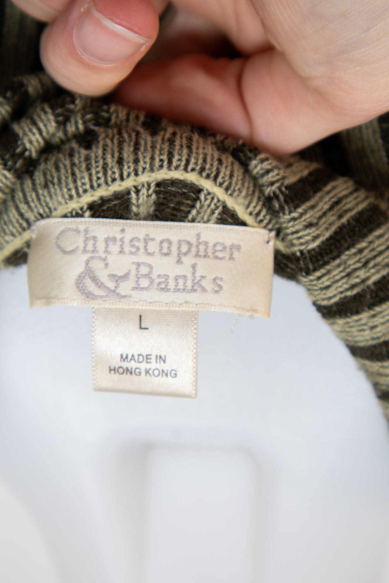 #132 Christopher & Banks T-shirt Brown | c. | Size 12