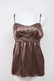 #028 Inc International Concepts Cami Top Brown | c. 201 | Size 8